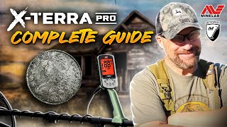 Minelab XTerra Pro Metal Detector  Complete Guide [upl. by Nnylatsirk]