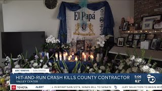 Family remembers county contractor killed in hitandrun crash [upl. by Grimonia]