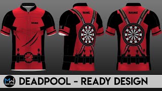 Deadpool Darts Jersey  Ready Designs by Magic Wear [upl. by Gagliano]