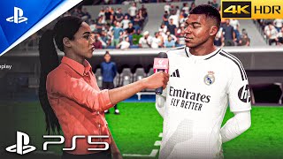 PS5 EA FC 25 LOOKS INCREDIBLE on PS5  Realistic ULTRA Graphics Gameplay 4K 60FPS HDR FIFA 25 [upl. by Eissert]