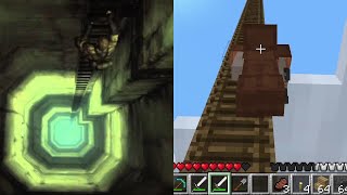 clip Beating the MGS3 final boss in Minecraft [upl. by Tarrsus]