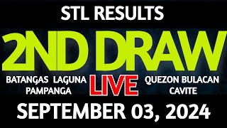 Stl Result Today 2nd draw September 03 2024 STL Batangas Live [upl. by Ailecnarf990]