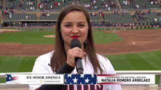 Star Spangled Banner at the Twins Home Opener 2021 [upl. by Irah306]