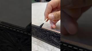 Making a Custom Leather Belt in Under 60 Seconds [upl. by Naara]