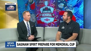 Saginaw Spirit prepare for Memorial Cup [upl. by Atoiganap]