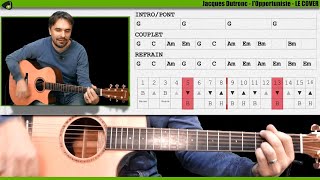 Jacques Dutronc  Lopportuniste COVER GUITARE FACILE [upl. by Arodasi]