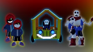 RevertDust ReworkHyperRevertDustSixbonesUnderracer Sans Showcase  Sans Funny Boss Rush [upl. by Padget]