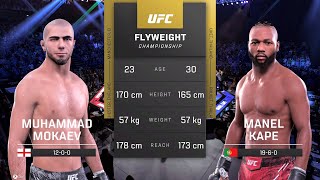 Muhammad Mokaev vs Manel Kape Full Fight  UFC Fight Night [upl. by Derte646]