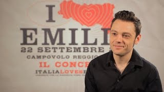 Italia Loves Emilia intervista TIZIANO FERRO EPK [upl. by Cheryl192]