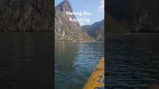 Halong Bay kayaking Vietnam vietnam halongbaycruise kayaking [upl. by Bergin]