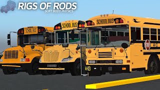 School Buses IN ACTION  Rigs of Rods [upl. by Emixam618]