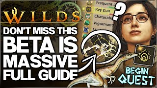 Monster Hunter Wilds Beta  ALL Monsters amp EVERYTHING You Can Do  Guide amp More  Dont Miss Out [upl. by Alcus]