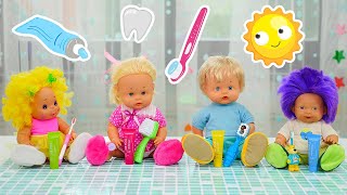 Nenuco Puppen im Puppen Kindergarten Video für Kinder 3 Folgen am Stück [upl. by Drisko]