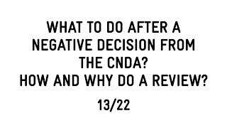 1322 NEGATIVE DECISION FROM CNDA WHAT IS A REVIEW [upl. by Monreal805]