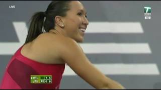 Jelena Jankovic hits a spectacular winner on setpoint [upl. by Ynohtnaluap939]