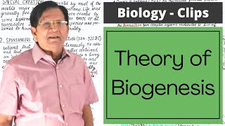 Theory of Biogenesis  Biology Clips [upl. by Baumbaugh]