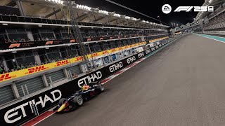 Abu Dhabi F2 Qualifying  Sprint Race  Career Mode  F1 23 S1E27 [upl. by Glavin403]