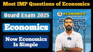 Economics IMP Board Exam 2025  Class 12th Economics  most Imp Questions By Akash Sir [upl. by Auohc]