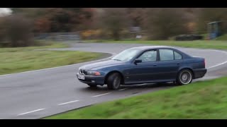 BMW E39 540i Ballsy Track Day Drifting At Curborough Sprint Course [upl. by Graner219]