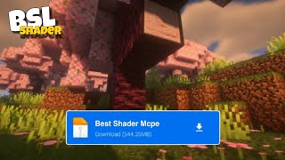 Bsl shaders for minecraft pe 120  best shader for mcpe [upl. by Sinegra866]