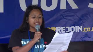 Seema Syeda at National Rejoin March II LIVE [upl. by Eeleak]