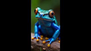 The Hidden Secrets of the Blue Poison Dart Frog Natures Toxic Beauty Revealed [upl. by Frasco]