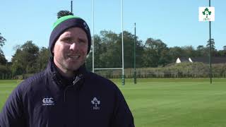 Adam Griggs On Ireland Womens XVs Camp [upl. by Aivatal937]