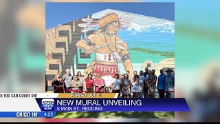 Paskenta Band of Nomlaki Indians unveil new mural in Red Bluff [upl. by Edmonds]