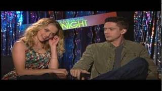 Topher Grace and Teresa Palmer Interview for TAKE ME HOME TONIGHT [upl. by Lleon]