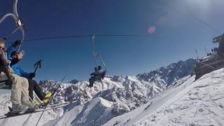 Oukaimeden Marrakech Morocco SnowboardingSkiing [upl. by Htidirrem]