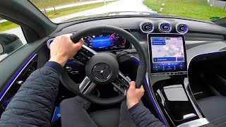 2023 Mercedes Benz GLC 200 4MATIC  pov test drive [upl. by Leuamme]