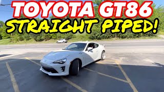 2019 Toyota GT86 DUAL EXHAUST w STRAIGHT PIPES [upl. by Fillian]