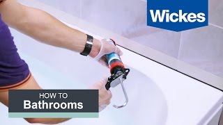 How to Seal a Bath with Wickes [upl. by Earazed]