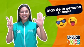 CLASE 13 Como se pronuncia miércoles en ingles Para niños [upl. by Idelia]