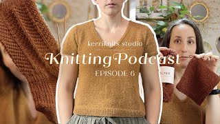 Knitting Podcast Episode 6  Quotidian Tee steady WIP progress and a new cast on [upl. by Nylatsyrk864]