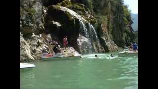 Lac de Sainte Croix et entrée des gorges du Verdon en canoe [upl. by Nurse601]