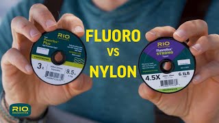 Fluorocarbon VS Nylon Tippet [upl. by Aiblis68]