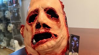 UNBOXING THE TEXAS CHAINSAW MASSACRE 2022  LEATHERFACE MASK BY TRICK OR TREAT STUDIOS [upl. by Avrom]