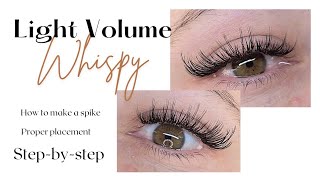 light wispy volume lash extensions [upl. by Kacie]