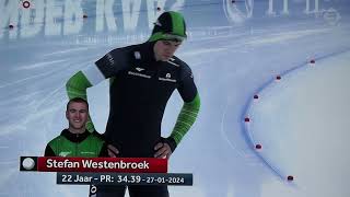 Kwalificatie schaatsen Thialf in Heerenveen jaar 2024 mannen [upl. by Carley]