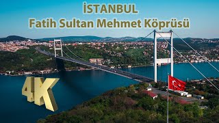 Drone ile Avrupadan Asyaya Fatih Sultan Mehmet FSM Köprüsü4K istanbul istanbul drone [upl. by Irrot]