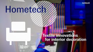 Techtextil  Application areas Hometech [upl. by Joanie858]