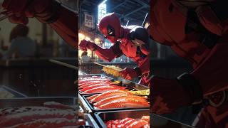 Deadpool Wolverine fish market [upl. by Llekcor]