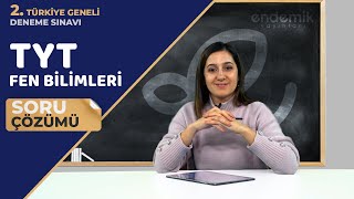 Endemik Yayınları 20232024 2 TG Deneme Sınavı TYT  Fen Bilimleri Video Çözümlü Cevap Anahtarı [upl. by Thordis357]