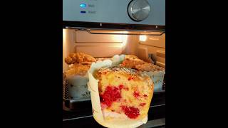 Himbeer Muffins aus dem Air Fryer rezeptideen backen airfryerrecipes himbeeren shorts muffin [upl. by Ayram847]