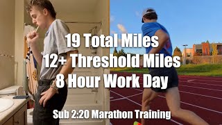 How to Run DOUBLE THRESHOLD During 95 Work Days  MARATHON TRAINING [upl. by Ahsrav131]