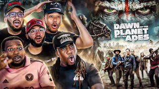 Dawn of The Planet of The Apes  Group Reaction  Movie Review [upl. by Euqinom]