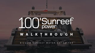 Sunreefs largest motor yacht 100 Sunreef Power  Catamaran Walkthrough [upl. by Alexandros471]