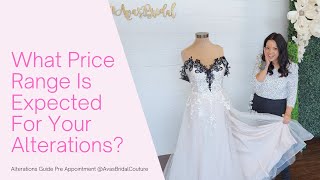 Cost of Alterations How Much Should You Expect to Spend on Bridal Alterations [upl. by Fernald]