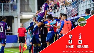 EIBAR 40 GRANADA – VICTORIA MUY IMPORTANTE CON GOLES DE MATHEUS TEJERO STOICHKOV Y BAUTISTA [upl. by Carly438]